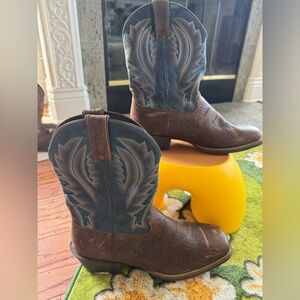Durango Brown and Blue Western Boots